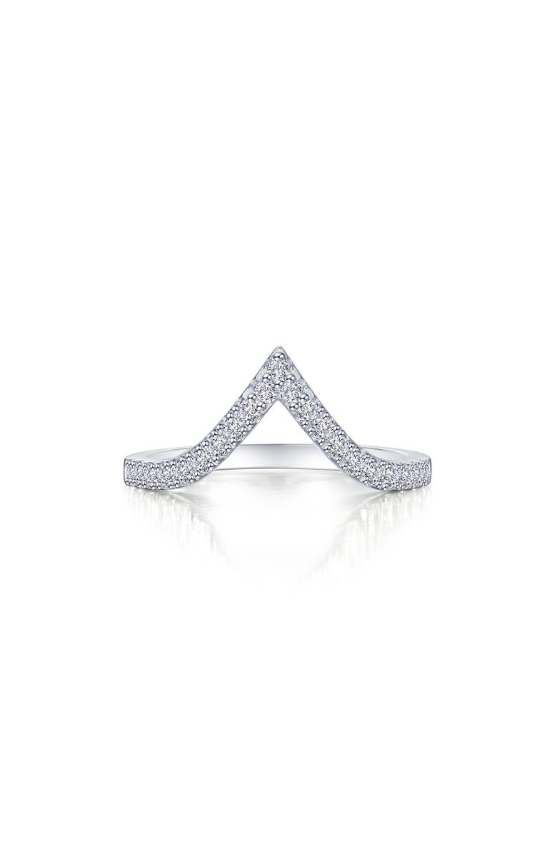 Lafonn Wonder Pavé Simulated Diamond Ring, Main, color, Silver