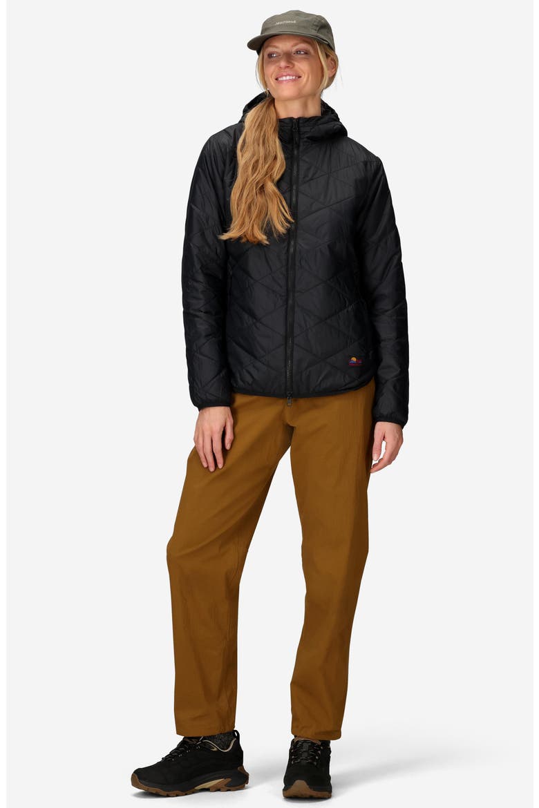 Onward Insulated Hooded Jacket, Alternate, color, BLACK