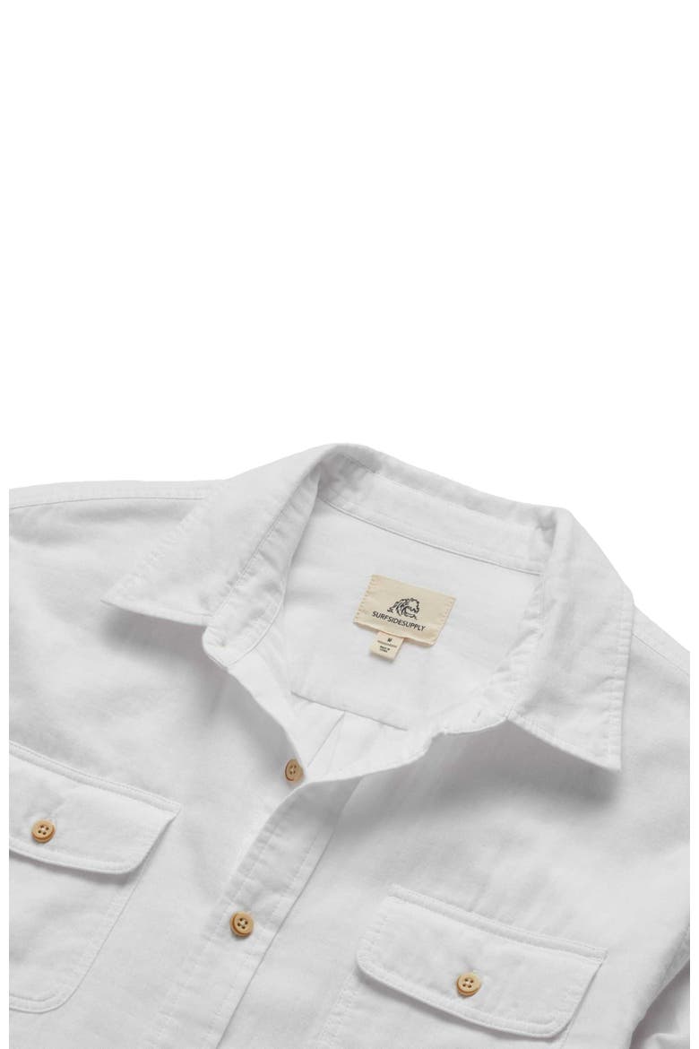 Zhu Double Gauze Shirt, Alternate, color, White