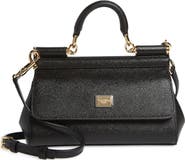 Dolce&Gabbana Small Sicily East West Leather Satchel