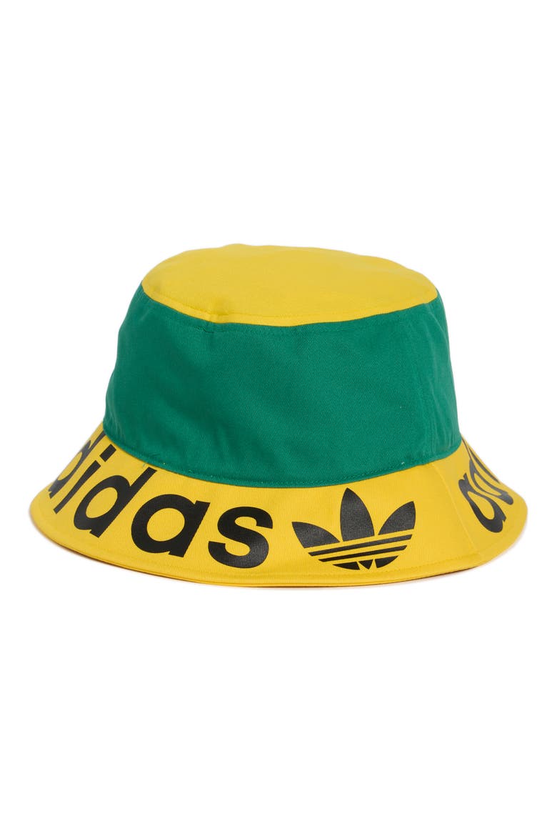 Cotton Bucket Hat, Alternate, color, BOLD GREEN