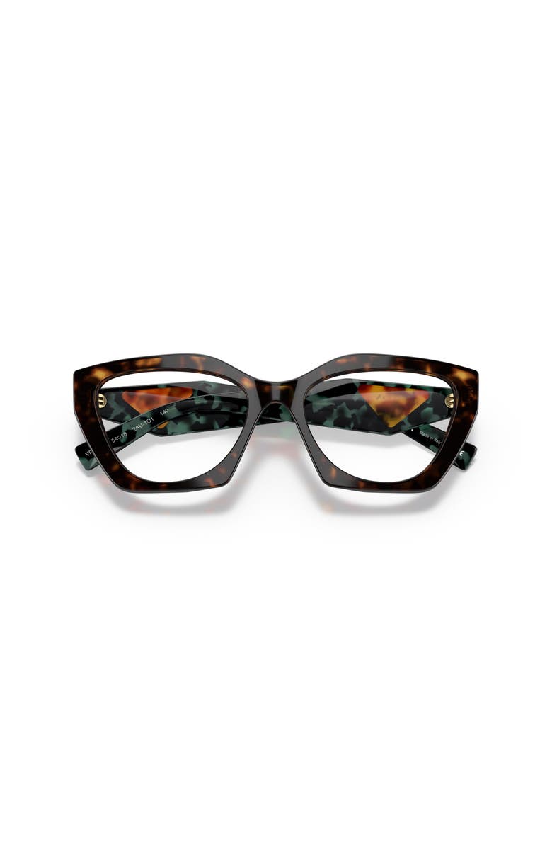Prada 54mm Irregular optical glasses, Alternate, color, Tortoise