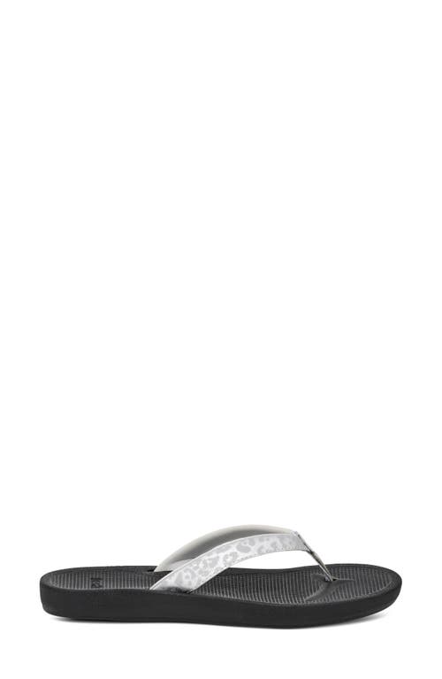 Sanuk Cosmic Shores Water Friendly Flip Flop In Black