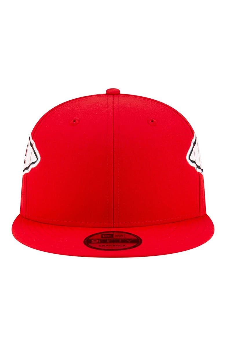 New Era Men's New Era Red Kansas City Chiefs Helmet 9FIFTY Snapback Hat, Alternate, color, Red