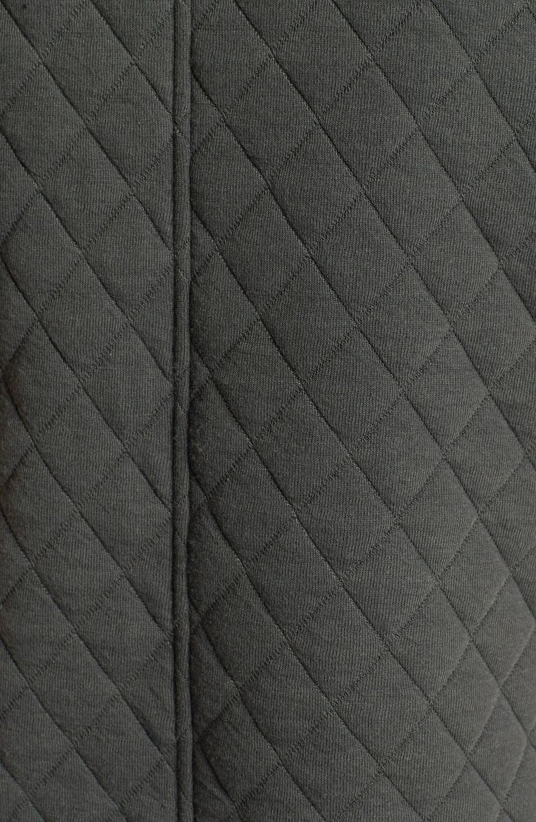 ASTR the Label ASTR Quilted Fleece Moto Vest, Alternate, color, 