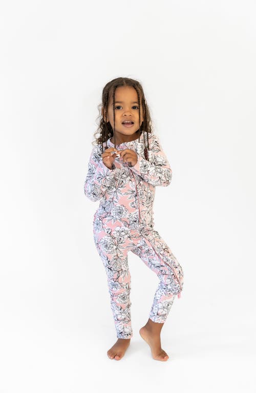 Laree + Co Allie Ruffle Convertible Footie In Floral