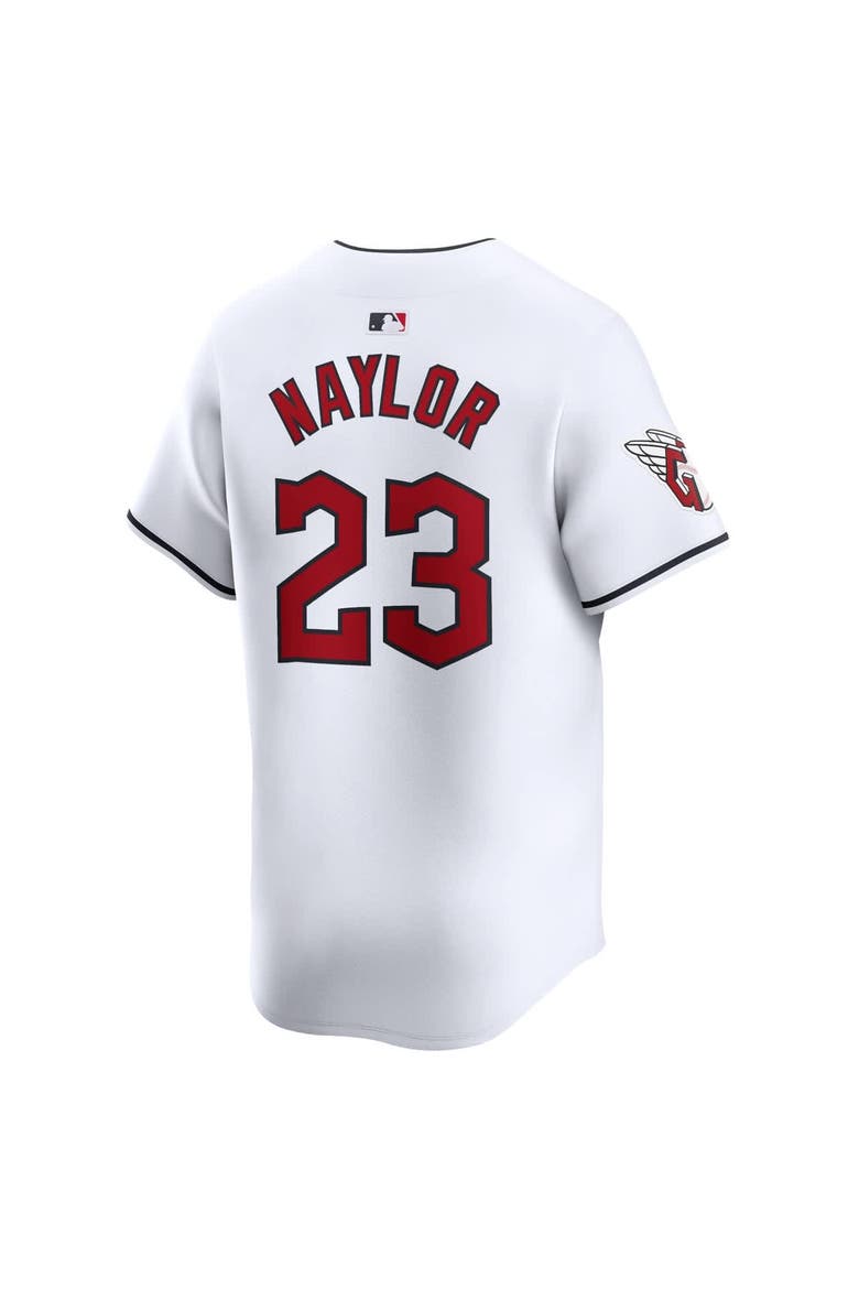 Men's Nike Bo Naylor White Cleveland Guardians Home Limited Player Jersey, Alternate, color, White
