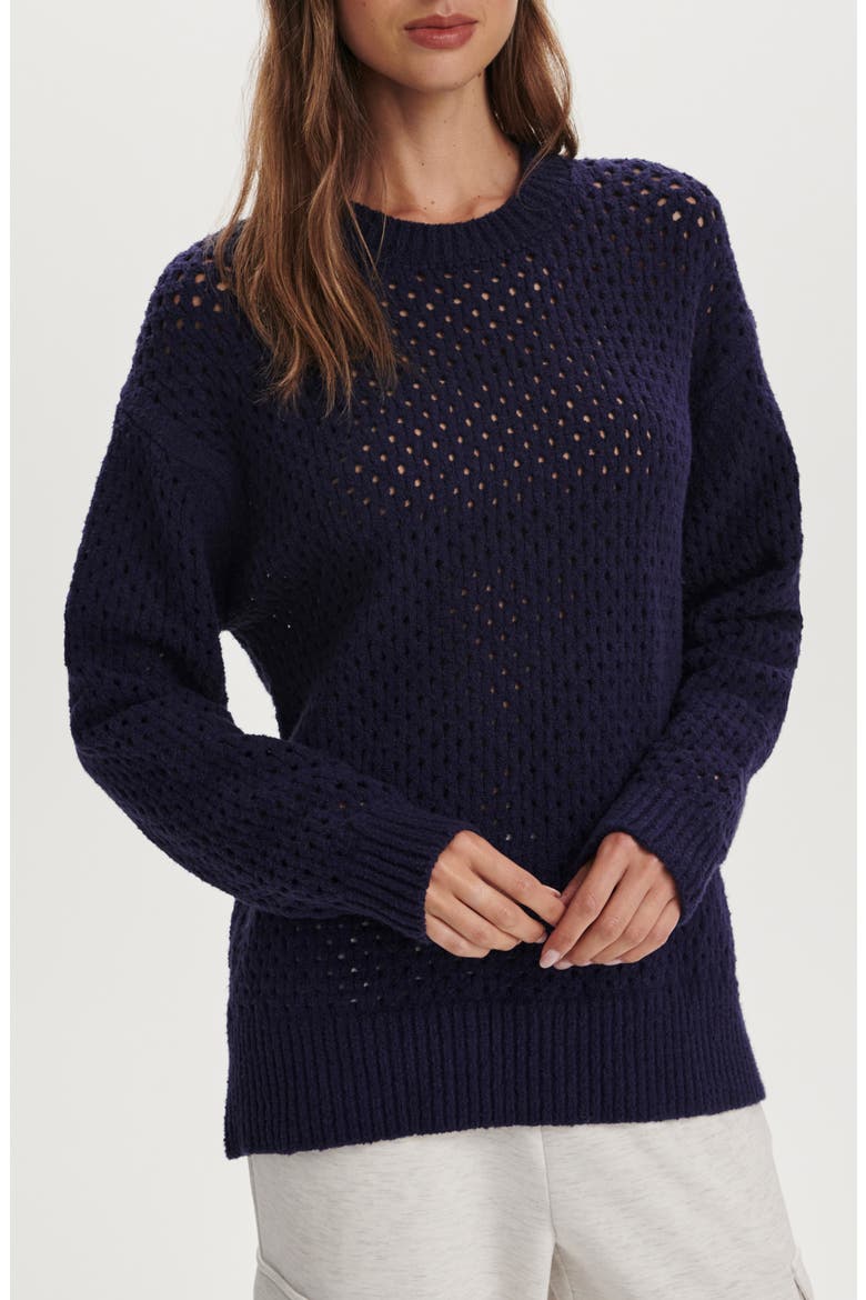 Grady Bouclé Sweater, Main, color, EVENING BLUE