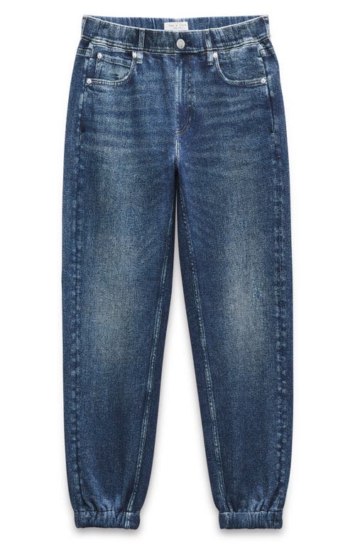 Rag & Bone Blue Miramar Terry Jogger Sweatpants In Grove