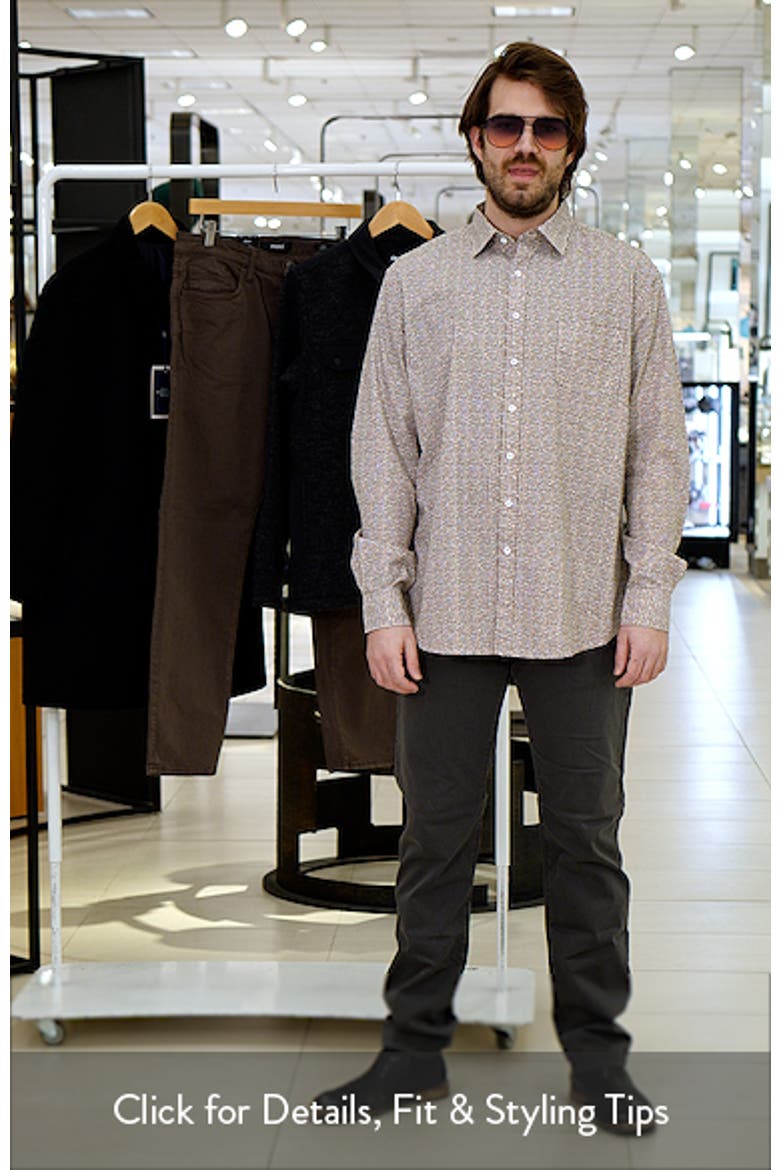 Eastborne Sports Fit Dot Print Cotton Button-Up Shirt video