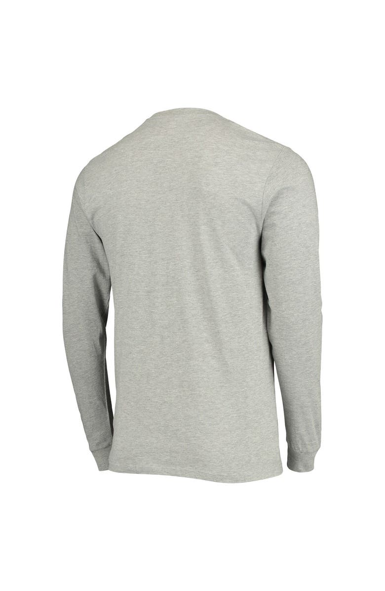 STARTER Men's Starter Heathered Gray Los Angeles Rams Halftime Long Sleeve T-Shirt, Alternate, color, 