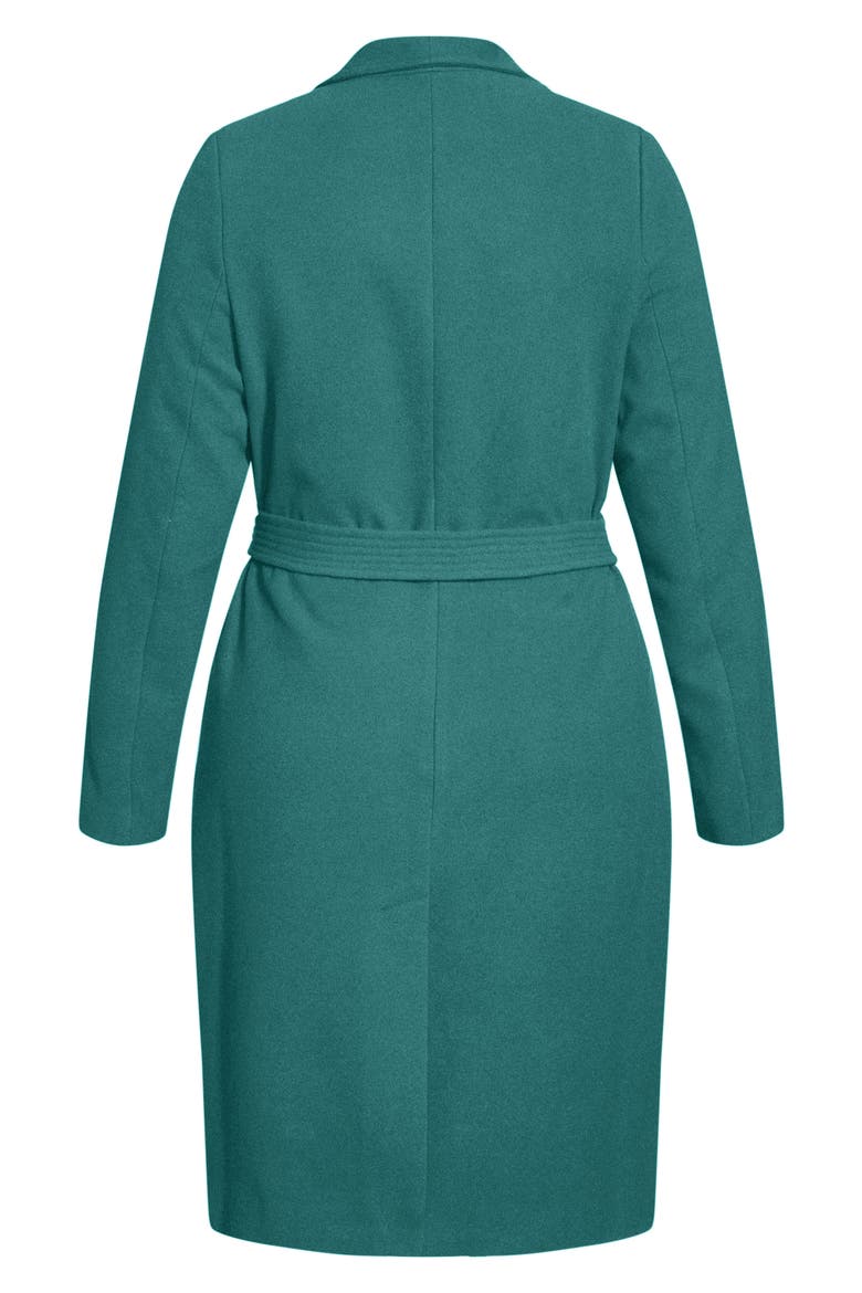 Callie Belted Coat, Alternate, color, GREEN