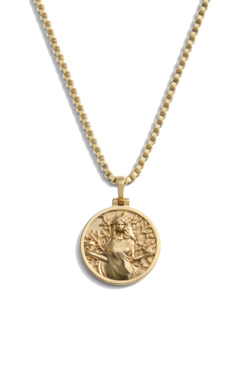 Mini Goddess Pendant Necklace