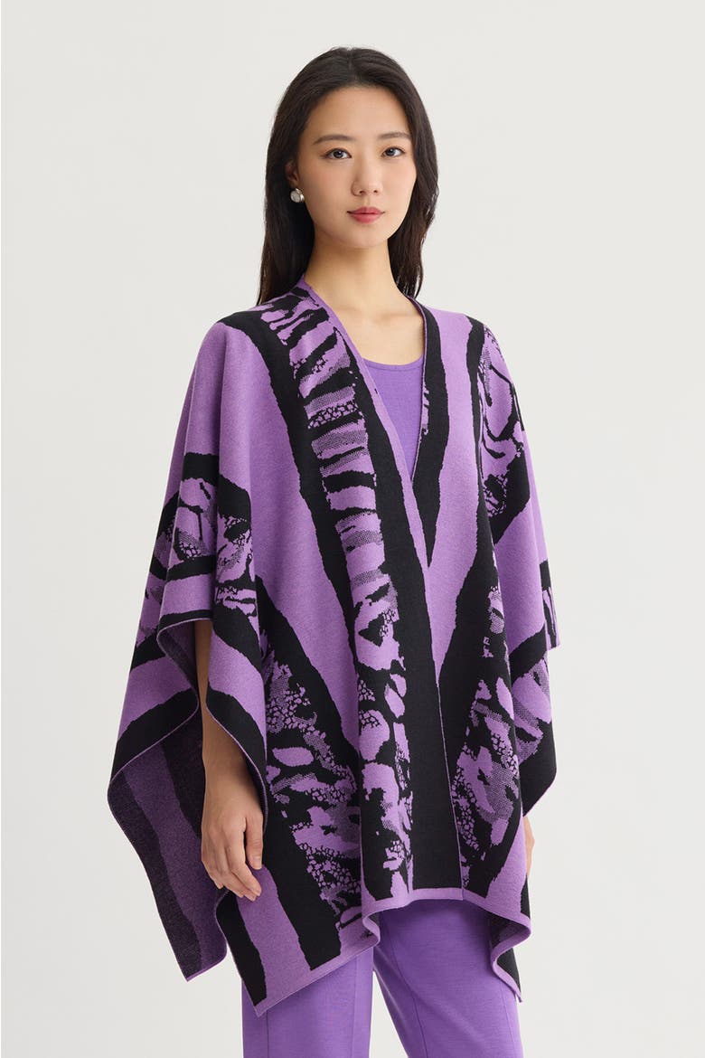 Hope Wrap, Alternate, color, Sunset Purple/Black