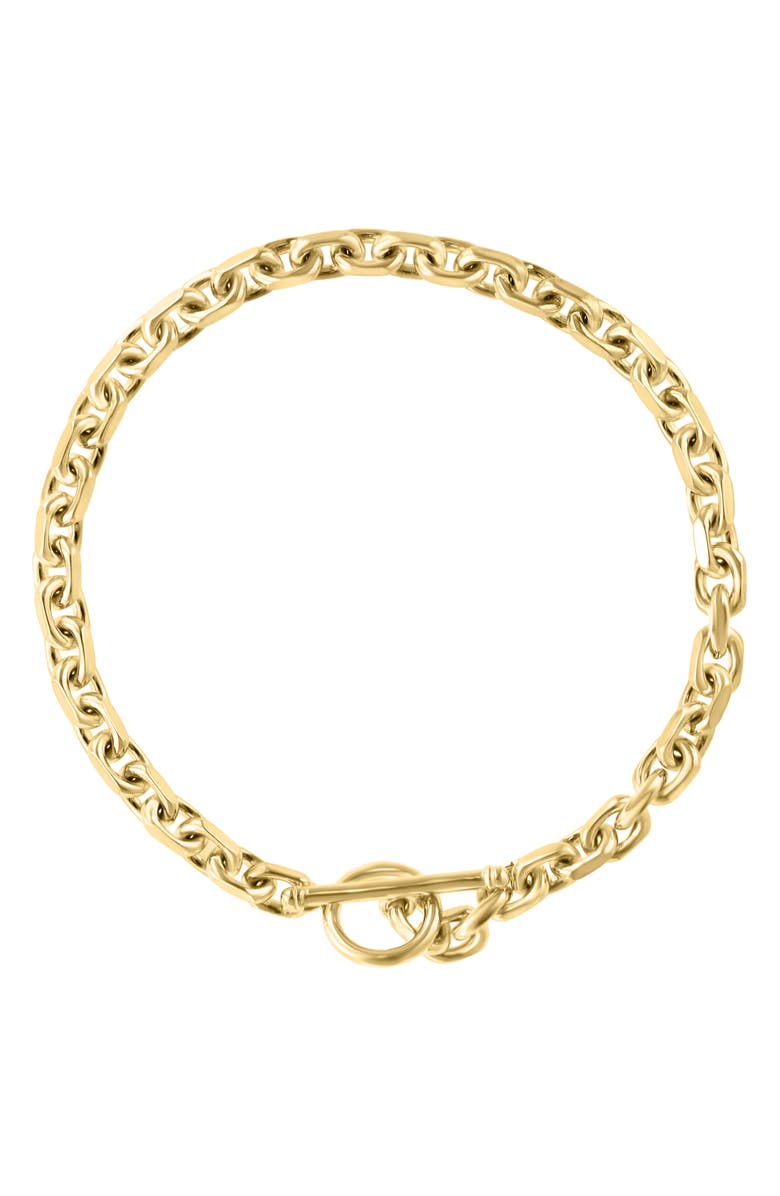 EFFY 14K Gold Plated Sterling Silver Toggle Bracelet, Main, color, 