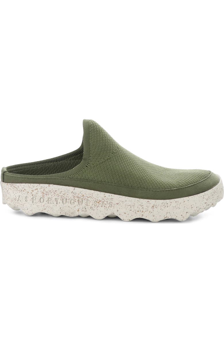 Asportuguesas by Fly London Cove Clog, Alternate, color, Olive
