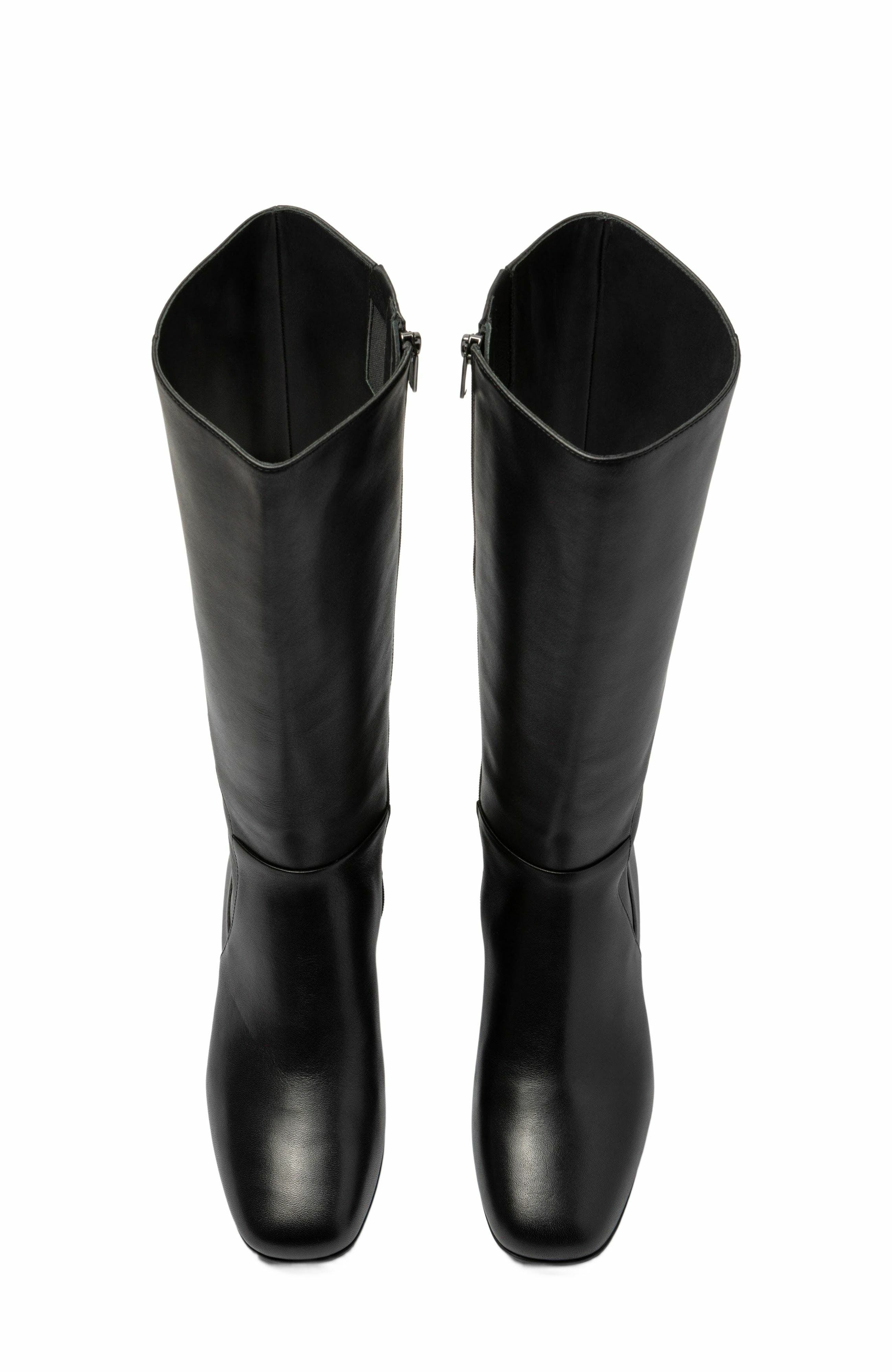 Avenue Tall Boot, Alternate, color, Black Nappa