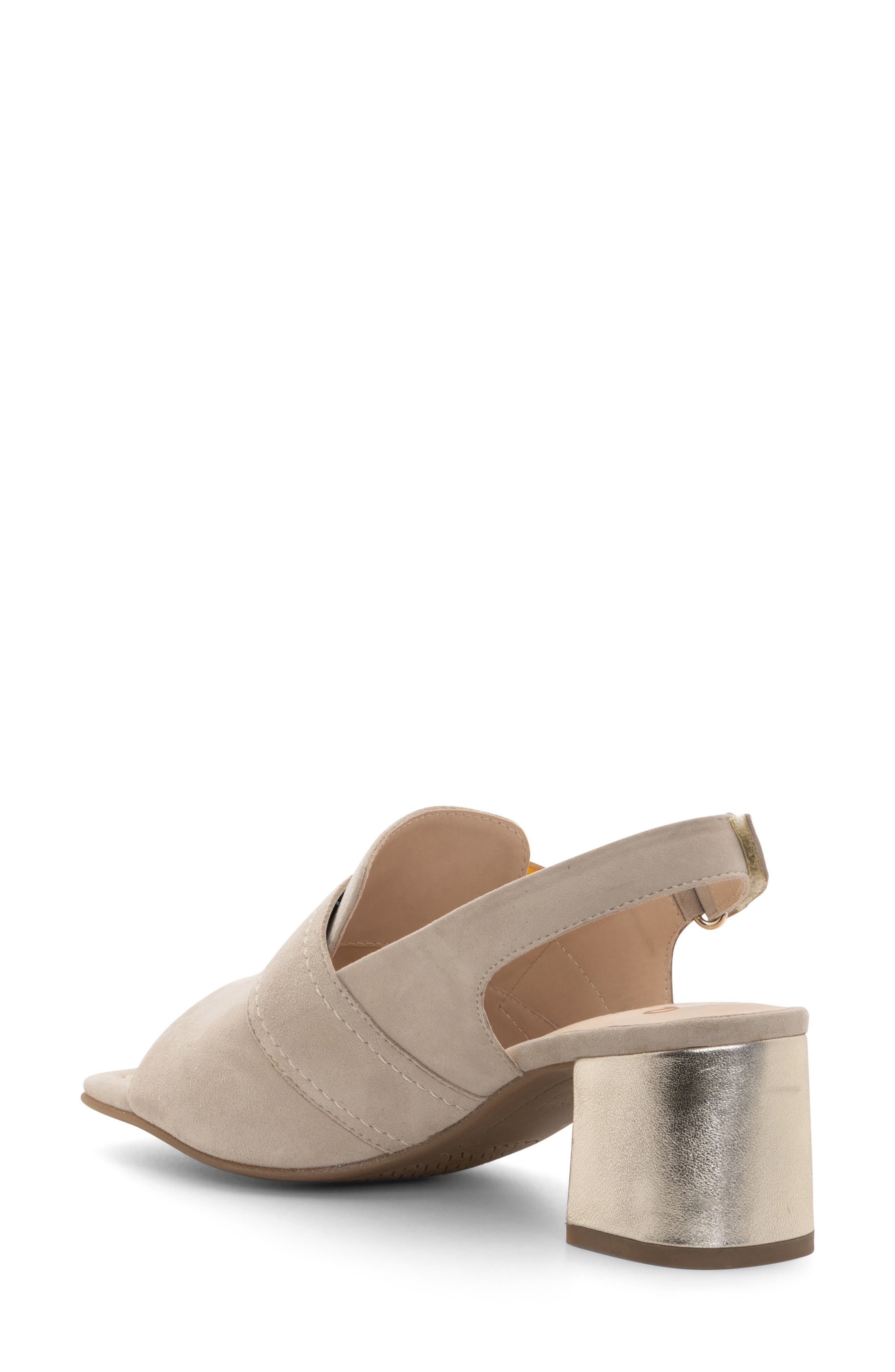 ara Bruges Slingback Sandal, Alternate, color, Sand Suede