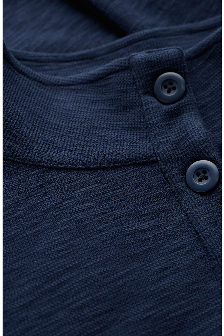 Last Boat Organic Cotton Half Placket Sweatshirt, Alternate, color, MARITIME