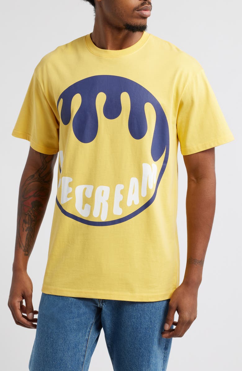 ICECREAM Bubble Graphic T-Shirt, Main, color, Mimosa