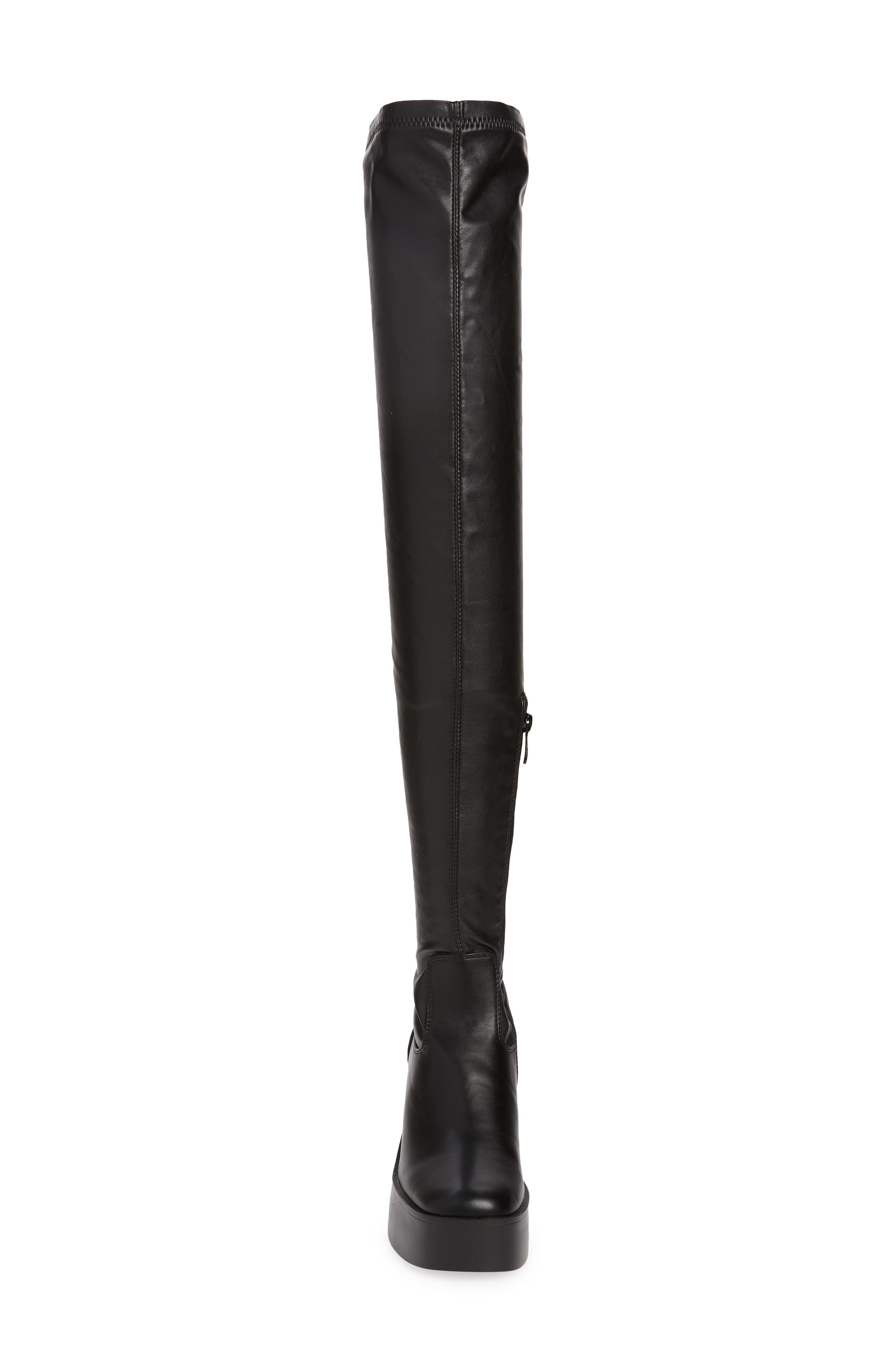 AZALEA WANG Adrianne Over the Knee Platform Boot, Alternate, color, 