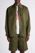 Bottega Veneta Water Repellent Nylon Zip Overshirt