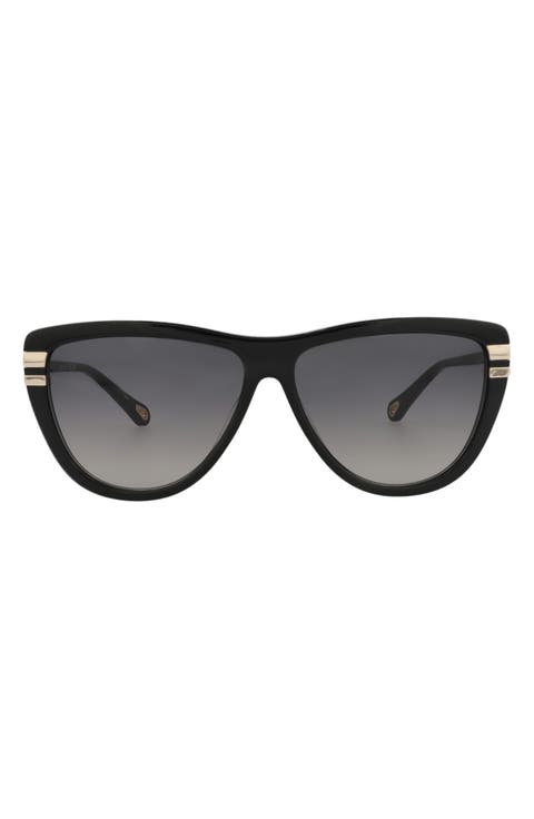 59mm Square Sunglasses