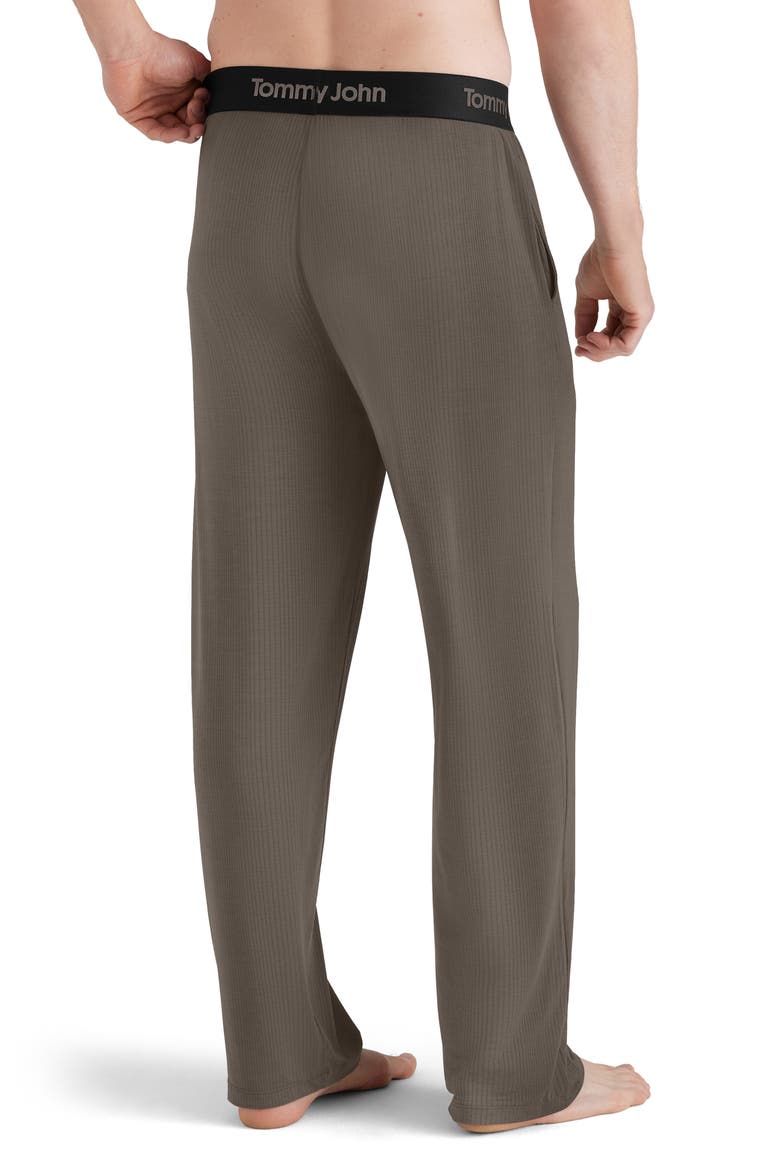 Second Skin Luxe Ribbed Lounge Pants, Alternate, color, FALCON