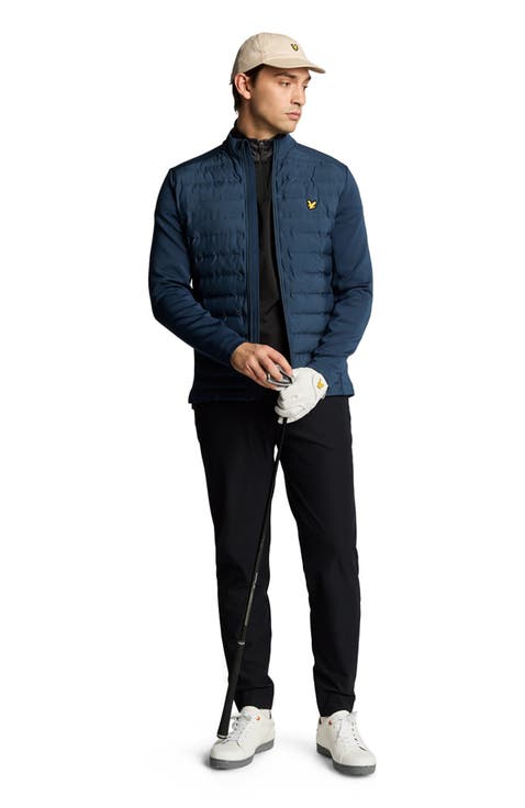 Hybrid Quilted Full Zip Golf Jacket