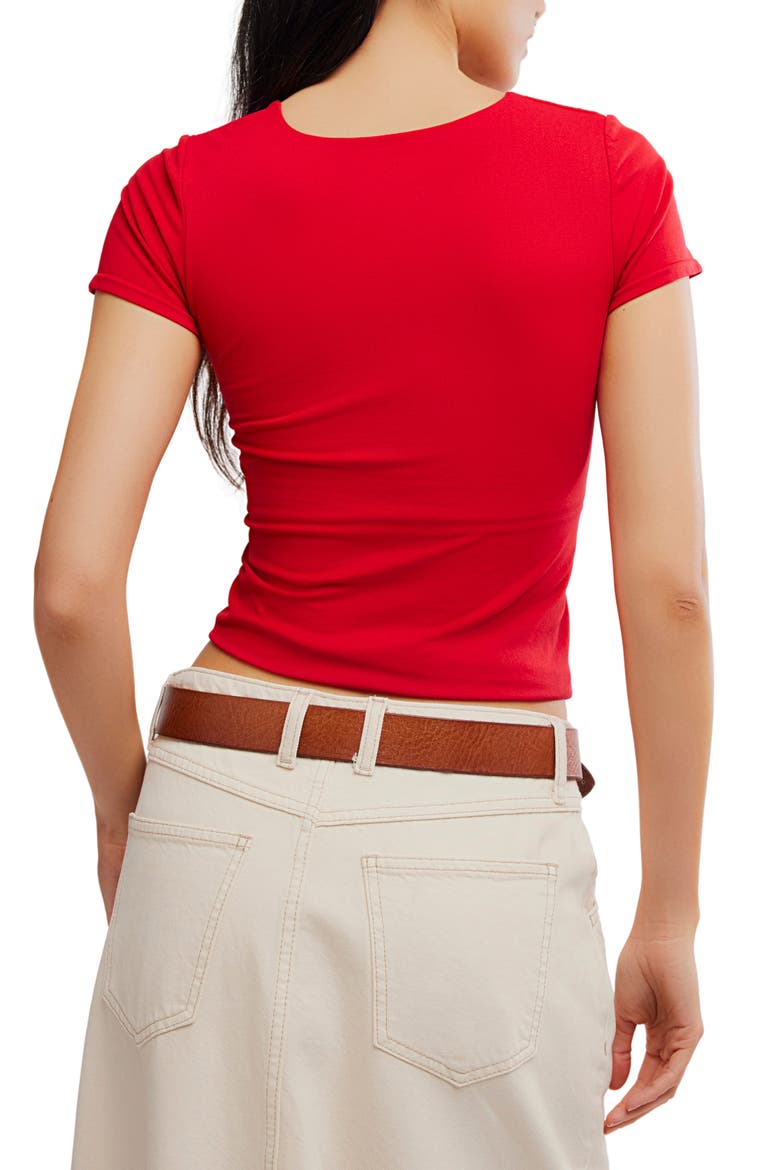 Sunfade Clean Lines Baby T-Shirt, Alternate, color, SALSA