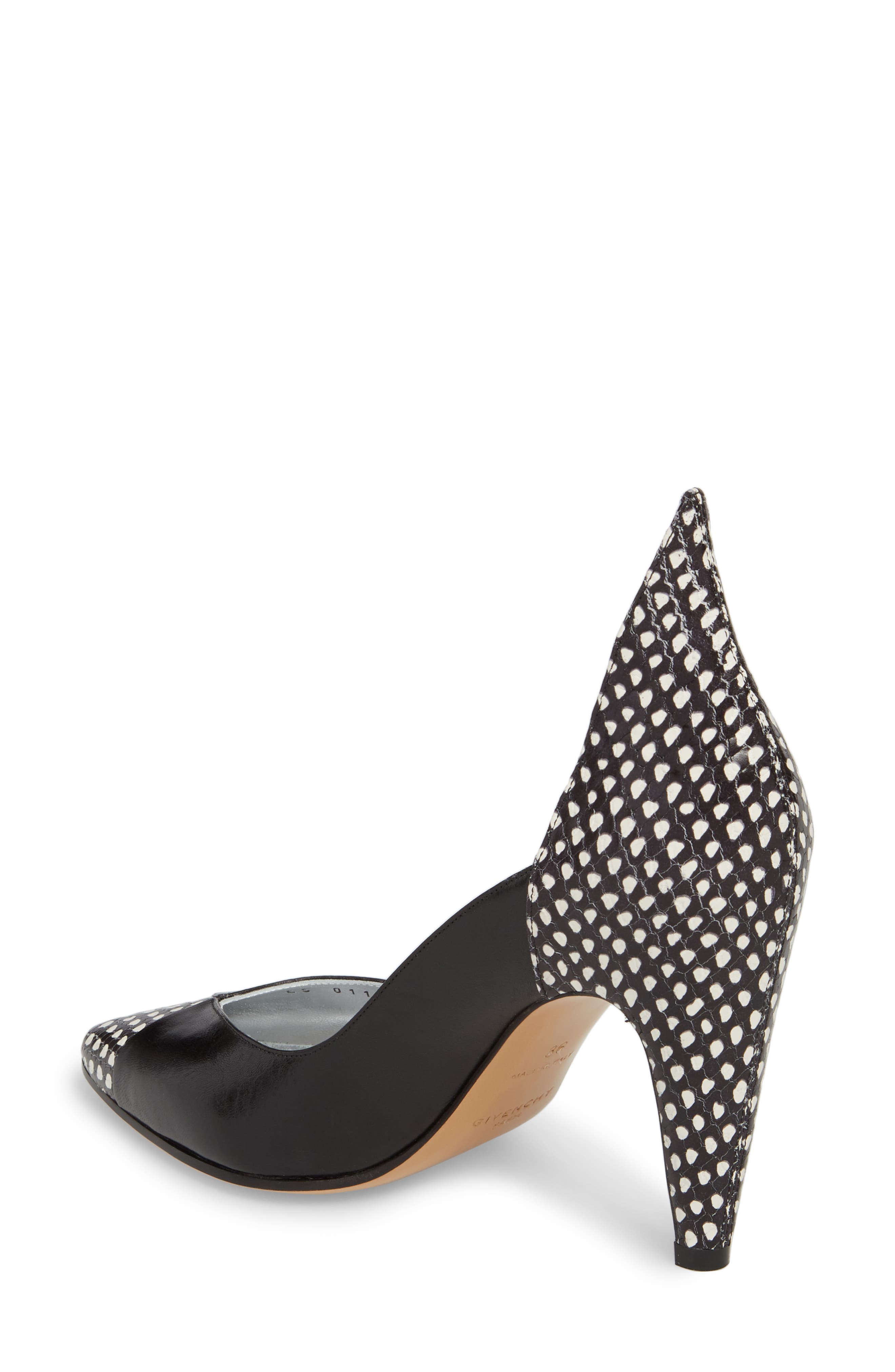 Givenchy Kangaroo Leather Pointy Toe Pump, Alternate, color, 