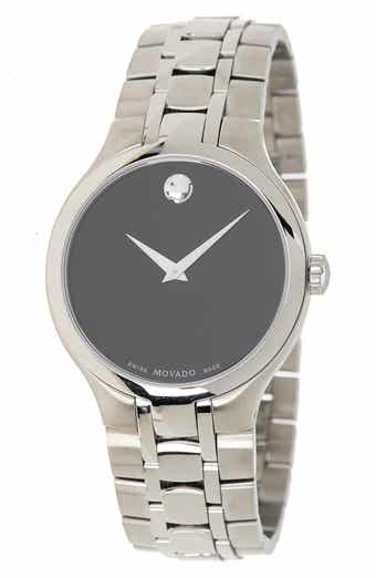 Movado Men's Swiss Quartz Bracelet Watch, 39mm