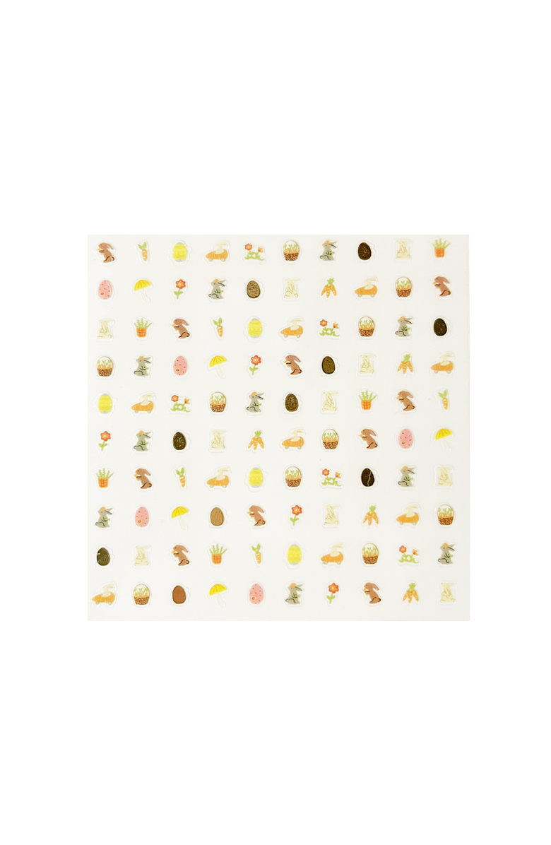 Daydream Society Bunnies In The Garden  Nail Stickers, Alternate, color, Asssorted Pre-Pack