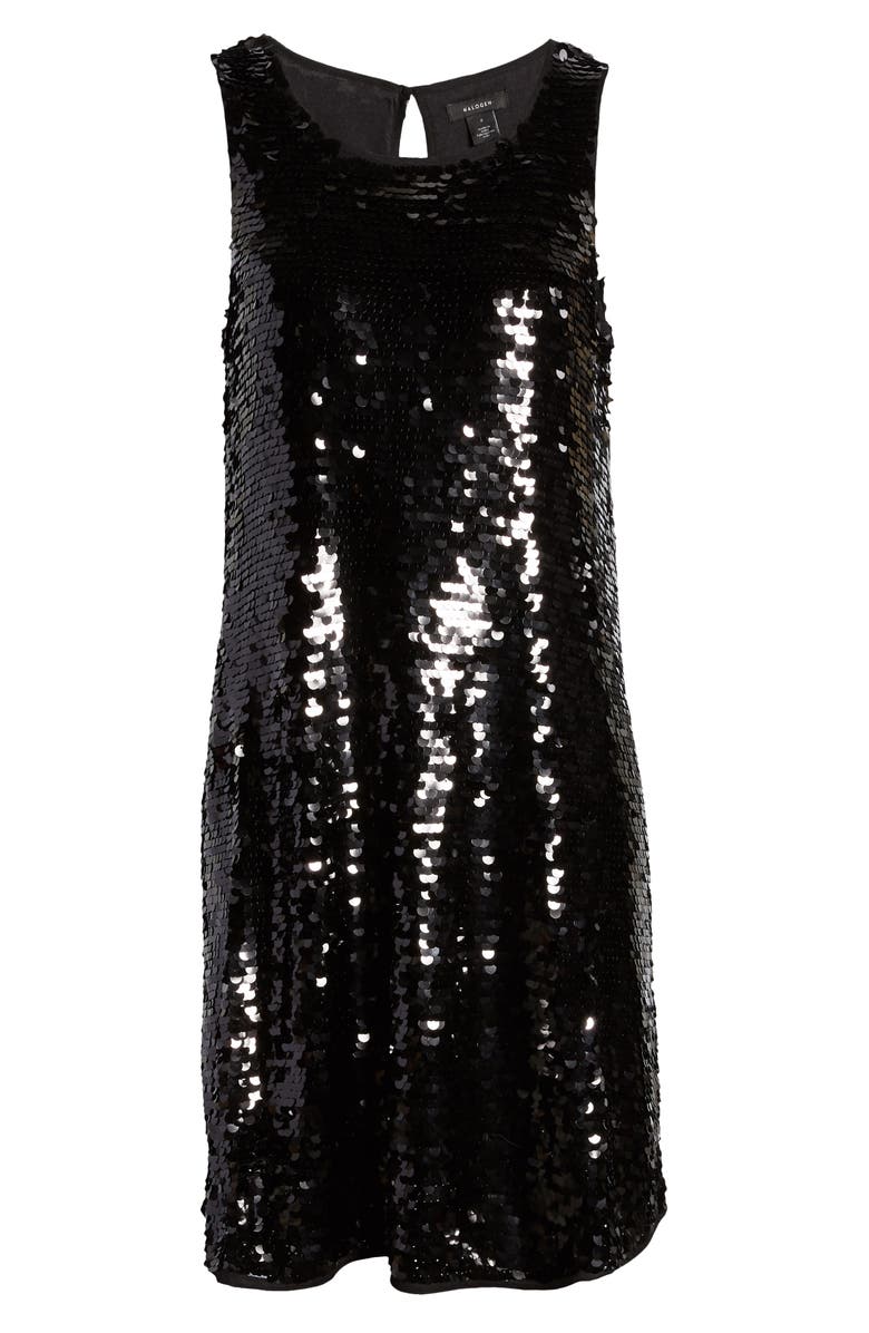 Halogen<sup>®</sup> Sleeveless Sequin A-Line Dress, Alternate, color,