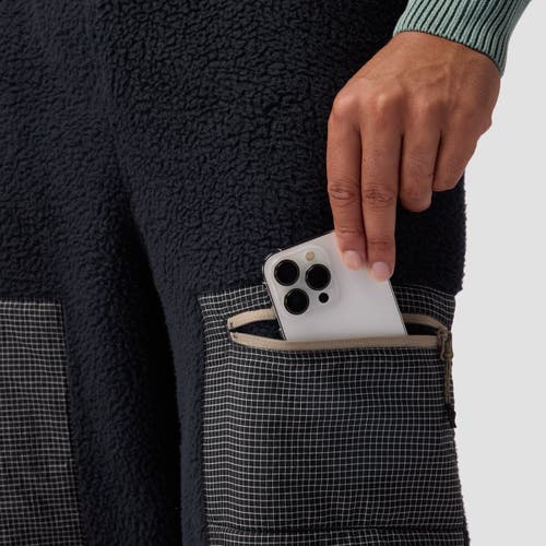 Backcountry Wander Pile-fleece Pant In Black
