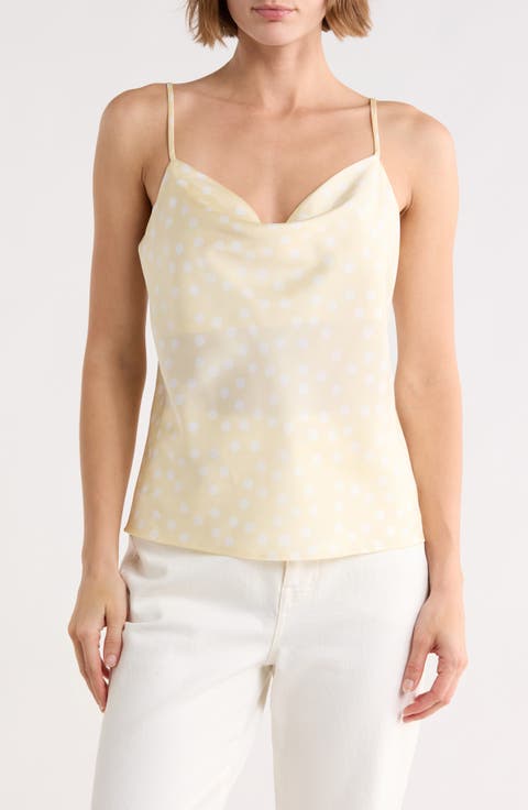 Sleeveless Cowl Neck Tank