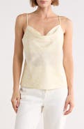 Renee C Sleeveless Cowl Neck Tank