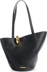 Jacquemus Le Bambola Moyen Leather Bucket Bag