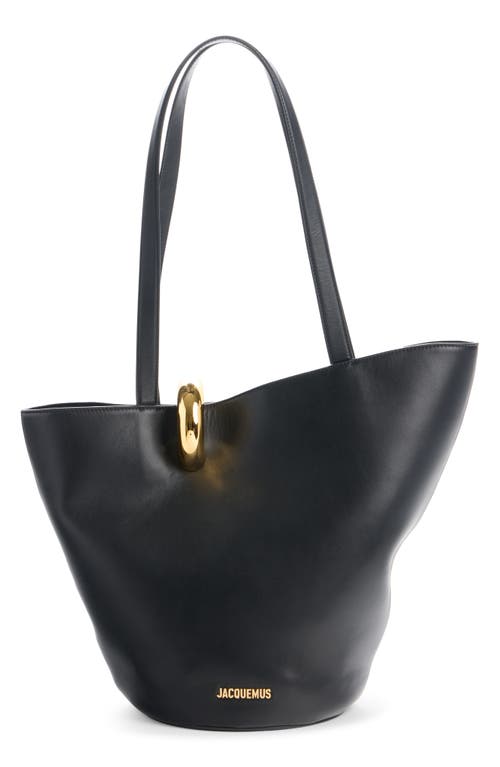 Jacquemus Le Bambola Moyen Leather Bucket Bag