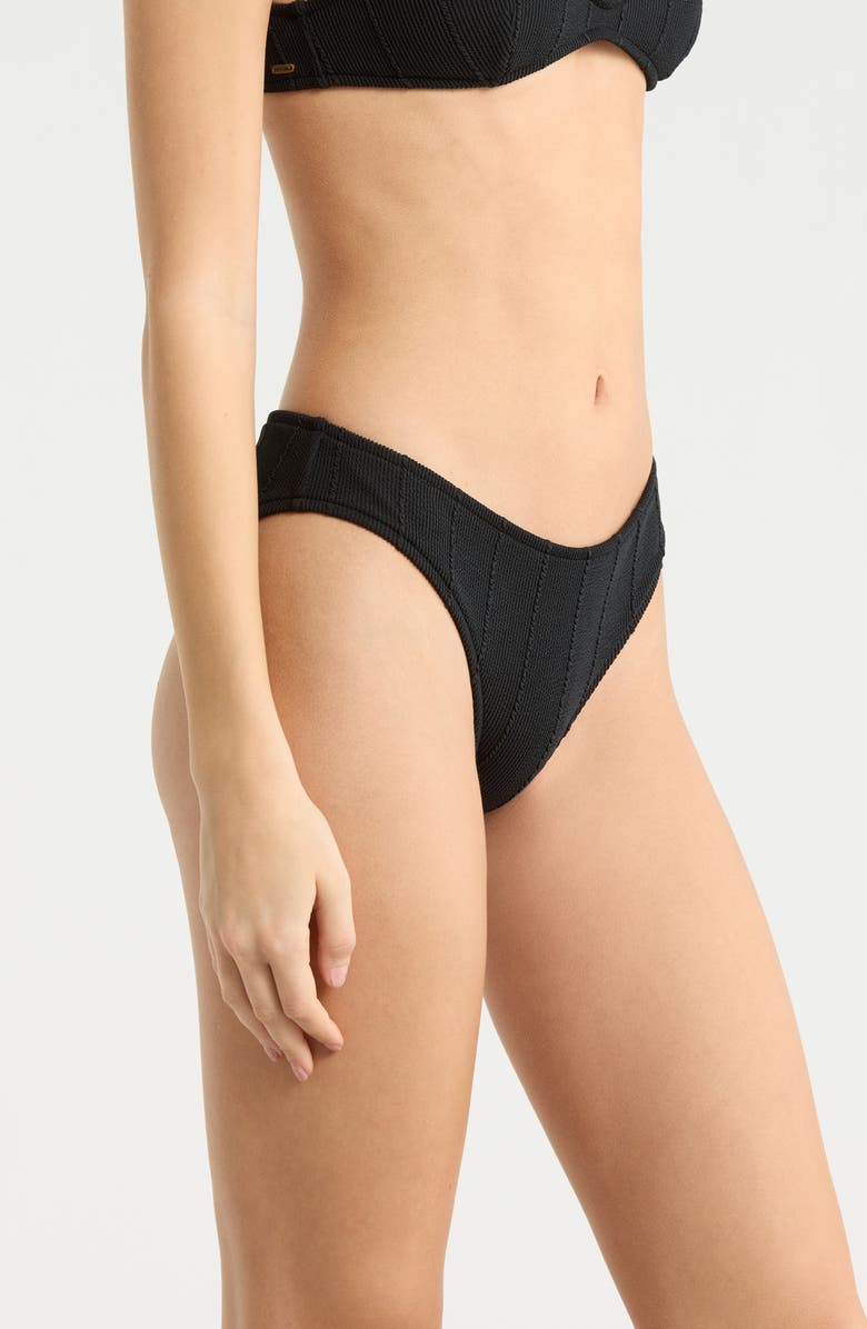 Rip Curl Vibe Surf Good Hipster Bikini Bottoms, Alternate, color, Black