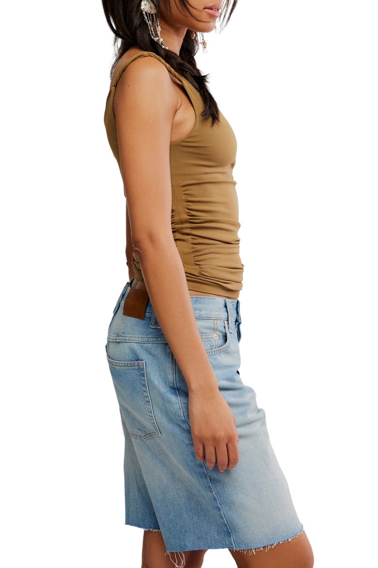 Round Two One-Shoulder Tank, Alternate, color, MOSSWOOD