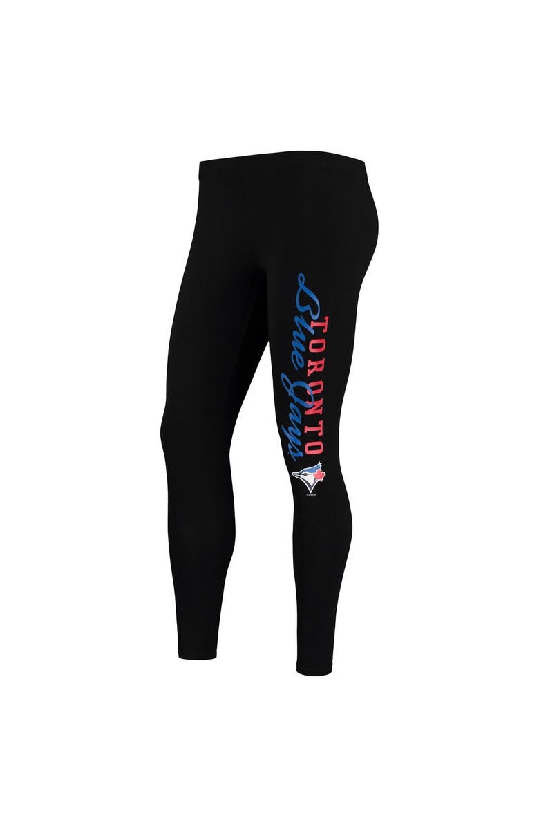 CONCEPTS SPORT Women's Concepts Sport White/Black Toronto Blue Jays Sonata Tank Top & Leggings Pajama Set, Alternate, color, 