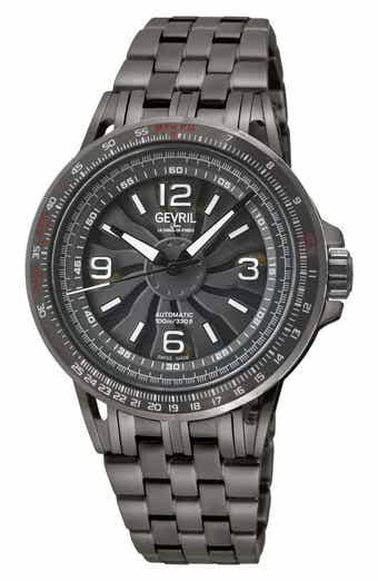 GEVRIL Wind Master Automatic Bracelet Watch, 44mm