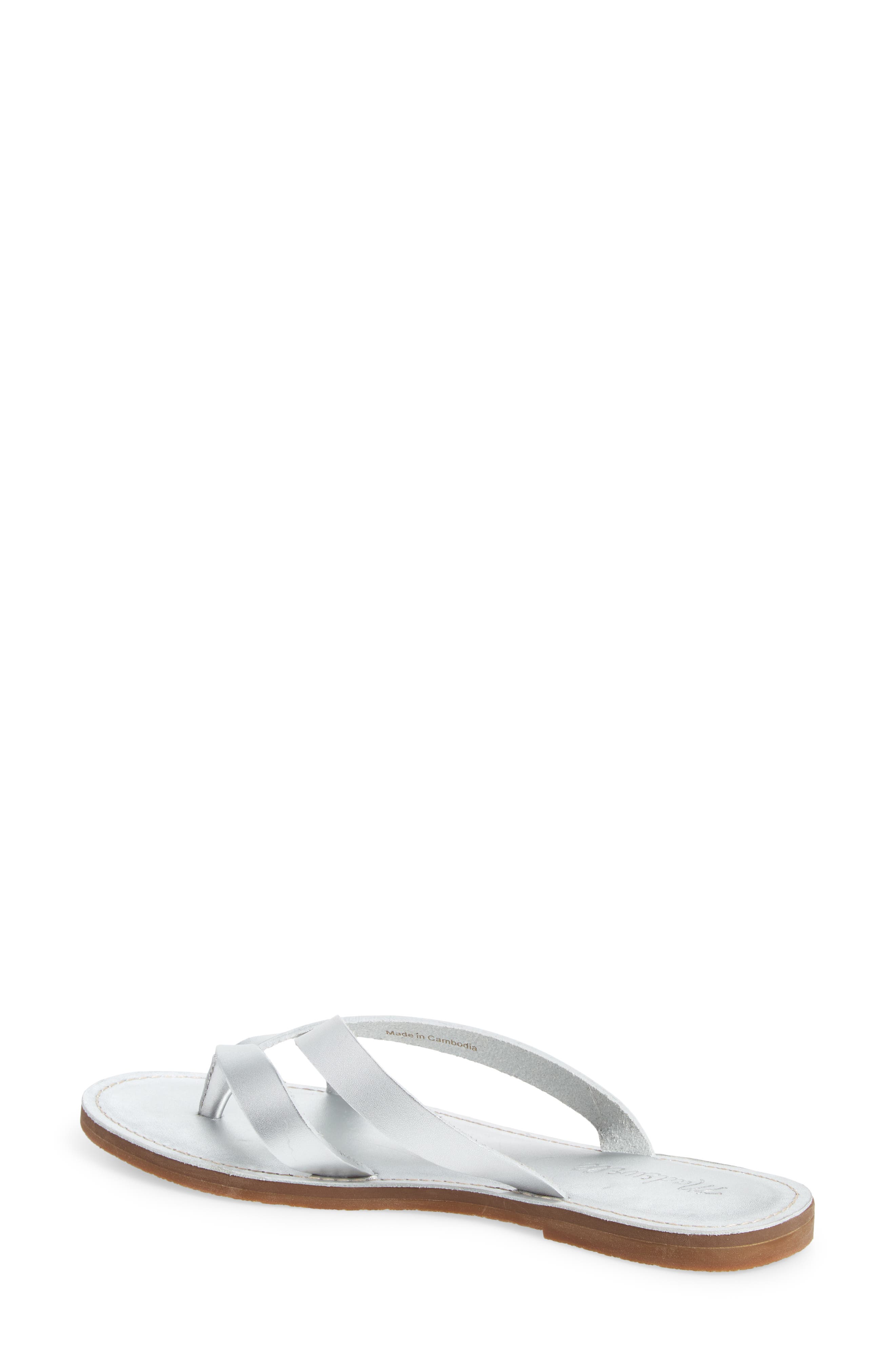 The Boardwalk Risa Flip Flop, Alternate, color, SILVER
