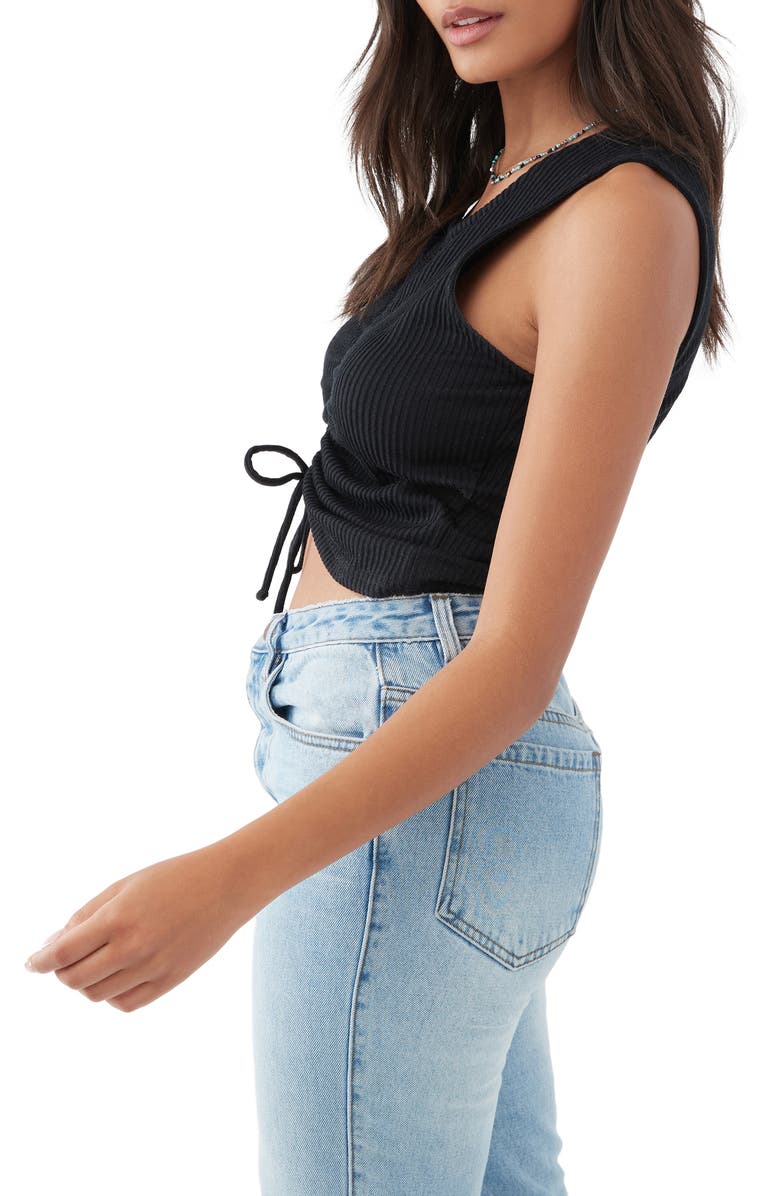 O'Neill Martina V-Neck Rib Crop Tank, Alternate, color,