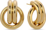EYE CANDY LOS ANGELES Viola Doorknocker Stud Earrings