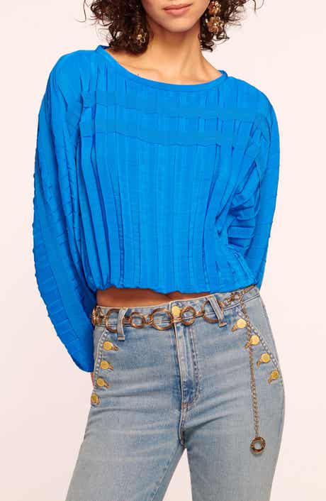 Ramy Brook Macy Pleated Bubble Top