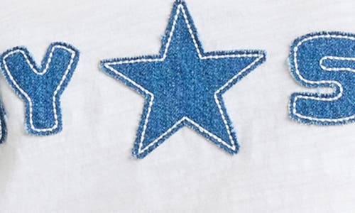 Cinq À Sept Amour 57 Appliqué Cotton Shrunken Tee In White