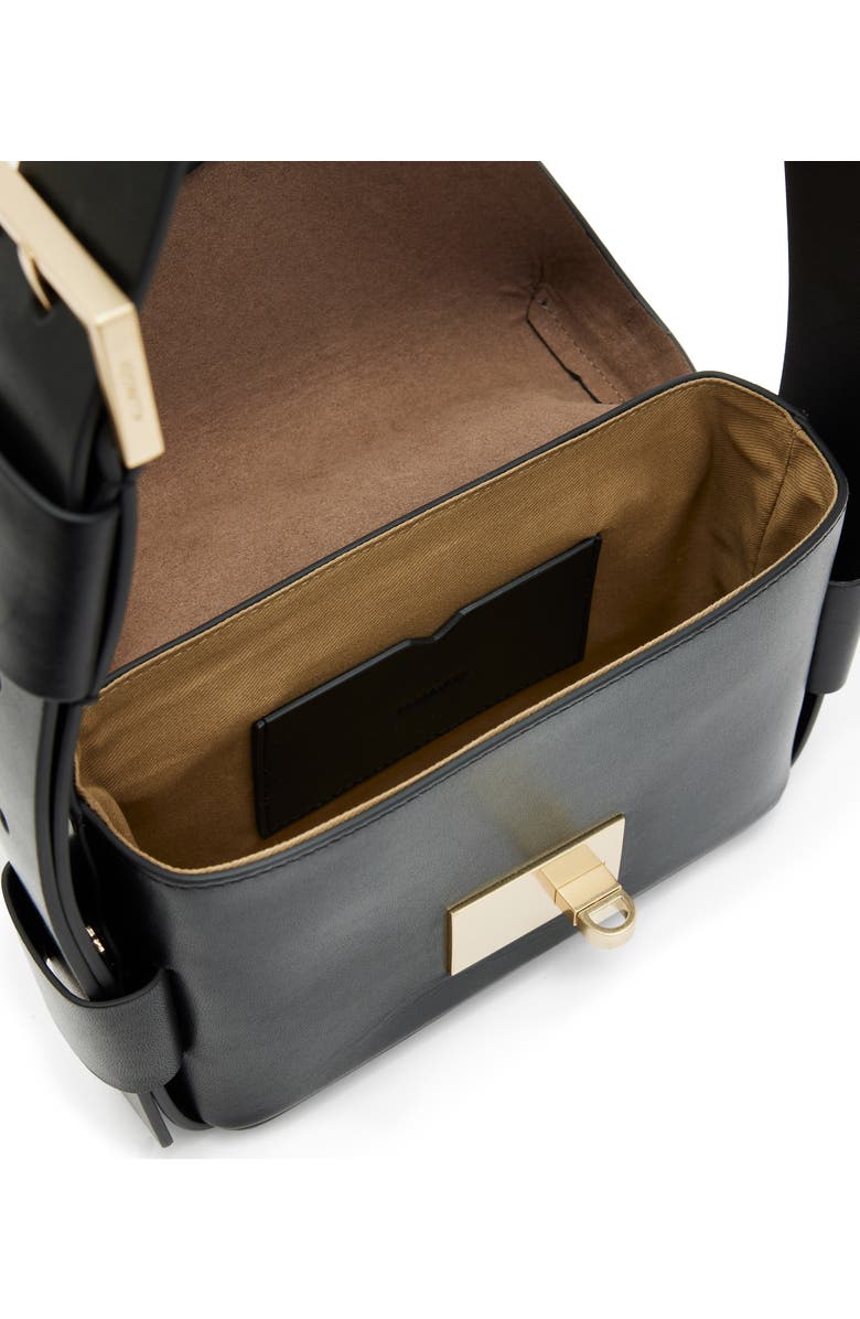 AllSaints Frankie Leather Crossbody Bag, Alternate, color,