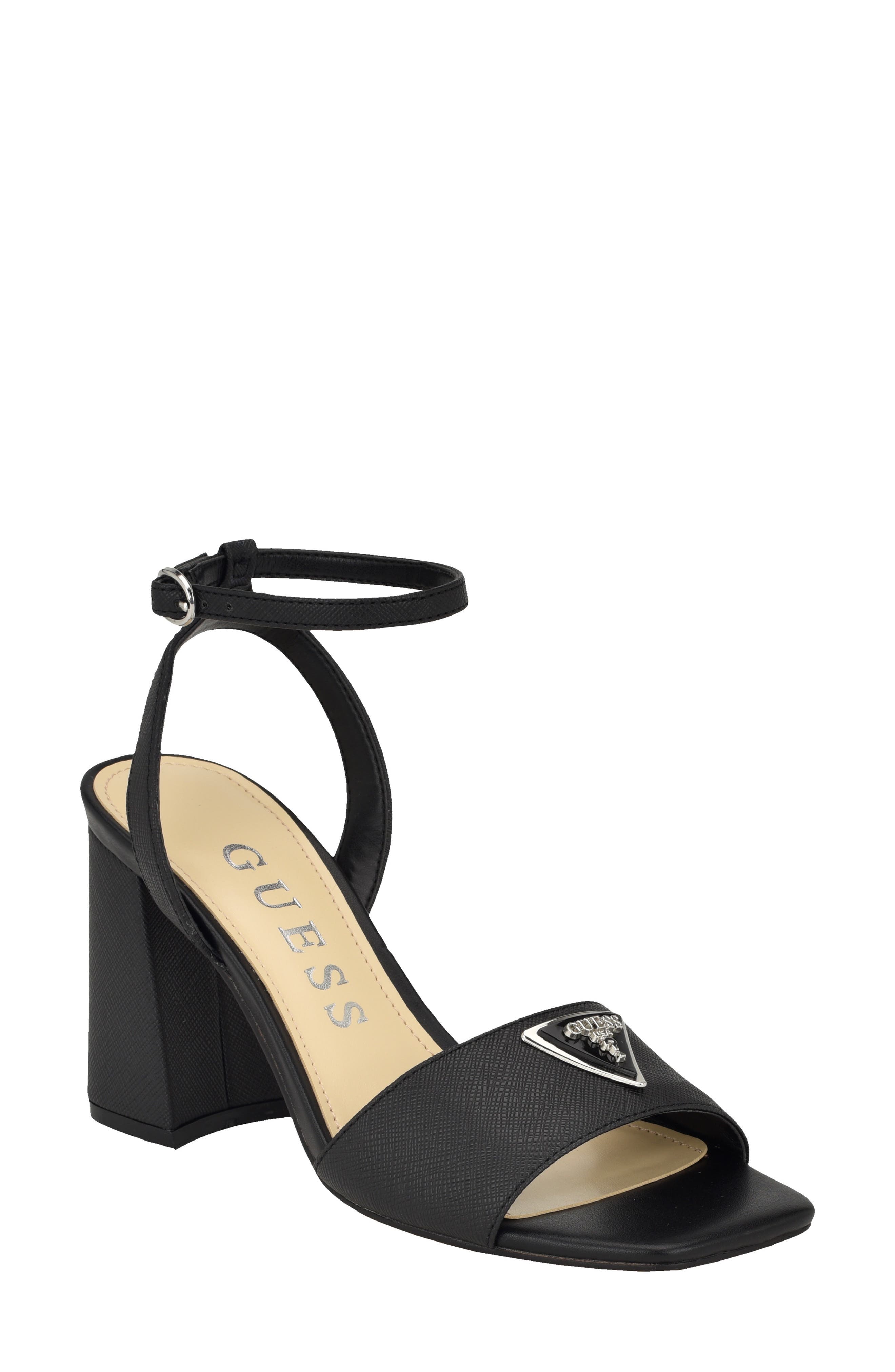 GUESS Gelyae Ankle Strap Sandal, Main, color, 